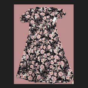 Ladies 'Ophelia Roe' Midi Dress Small V Neck Floral NWT